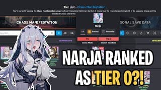 Tier 0 Support Hybrid? Narja Updated Prydwen Tier List! [chaos Zero Nightmare]