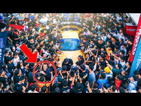 1,000 Cars And 100 Thai Models! Crazy Bangkok Car Show!