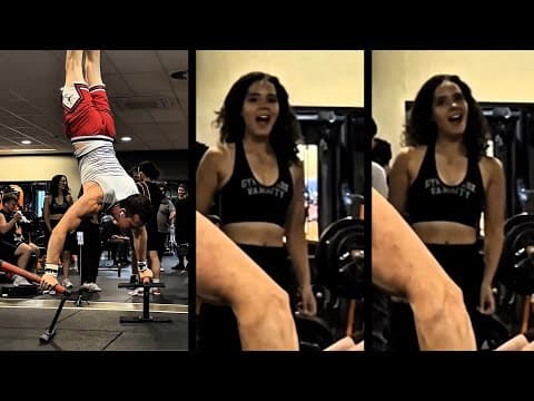 🔥 Scaring People In The Gym With Calisthenics #152