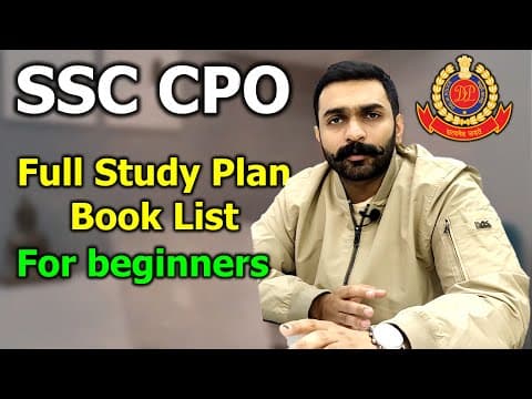 Ssc Cpo Strategy For Beginners | Ssc Cpo 2025 Preparation Strategy | How To Become Delhi Police Si