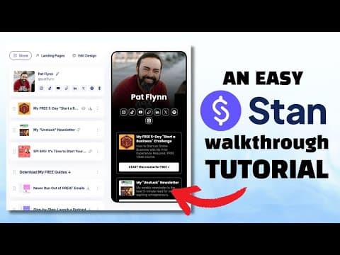 How To Set Up A Perfect Stan Store Fast (live Demo)