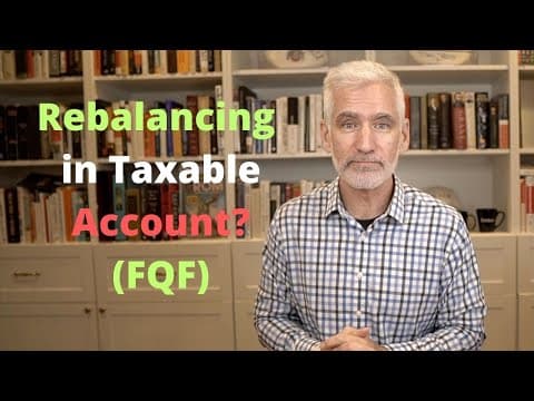 Should You Ever Rebalance In A Taxable Account? (fqf)