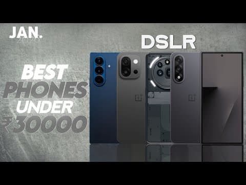 Top 5 Camera Smartphones Under 30,000 January 2026 | Phone Under 30000 | Best Phone Under 30000 !