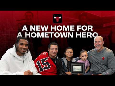 U.s. Army Veteran Surprised With Brand New Home | Chicago Bulls