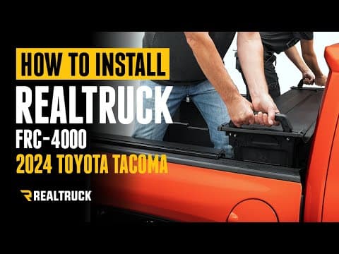 How To Install Realtruck Retraxpro Ez-off Frc-4000 Retractable Tonneau Cover On A 2024 Toyota Tacoma