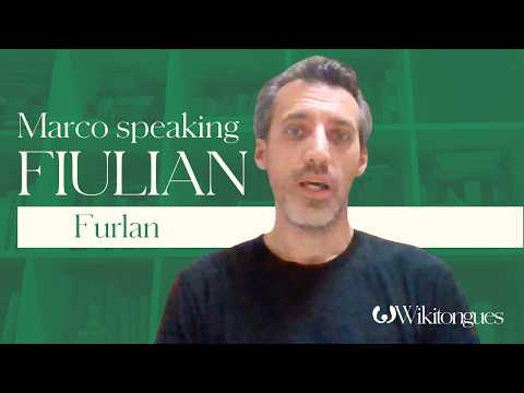 Marco Speaking Friulian | Romance | Rhaeto-romance | Wikitongues