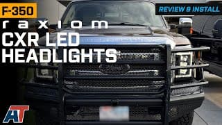 2011-2016 F-350 Super Duty Raxiom Cxr Series Led Headlights Review & Install