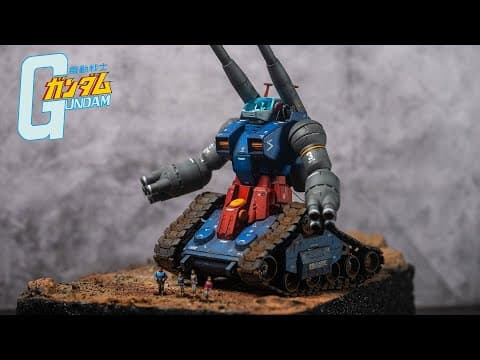 Mg Guntank Diorama│custom Build │ガンダムモデルキッ、フルペイント、ガンダム