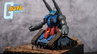 Mg Guntank Diorama│custom Build │ガンダムモデルキッ、フルペイント、ガンダム