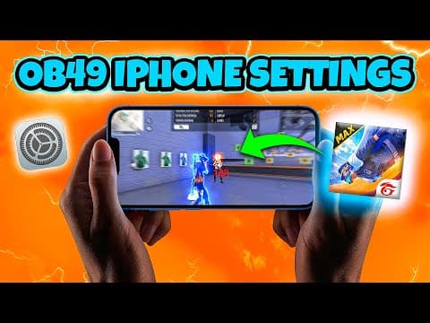 Free Fire Ob49 Iphone Best Settings For 97% Headshots | Iphone Dpi Free Fire