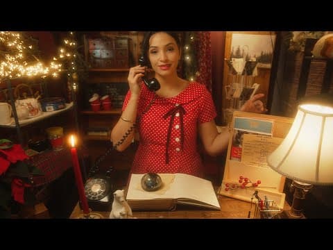 Asmr Cozy Winter Chalet ❄️ Soft Spoken Check-in | Personal Attention, Vintage Catalog & Cozy Care