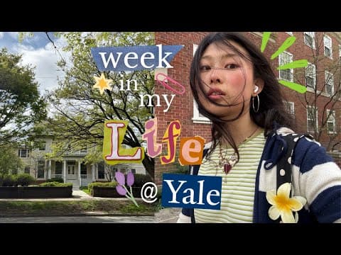 Uni Vlog @ Yale 🌼 | Productive Week, Writing Essays, Hanging W Friends