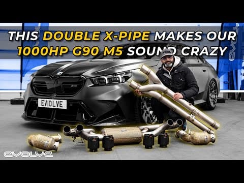 Testing The G90 M5 Ipe Double X-pipe Exhaust + Catless Downpipes