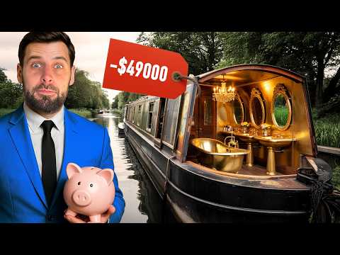 WE SPENT £50,000 ON OUR NARROWBOAT...THEN BUILT A LUXURY BATHROOM