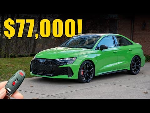 Living With A $77,000 Audi Rs3!!