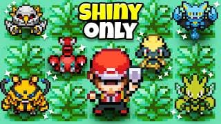 Pokemon Radical Red But I Can Only Use Shiny Pokemon! (hard Rom Hack)