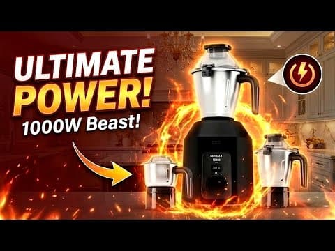 Ultimate Power : Top 3 1000w Mixer Grinders