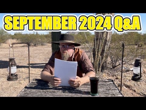 September 2024 - The Long Awaited Q&a