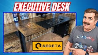 Transform Your Office With This Sedeta Executive Desk Setup