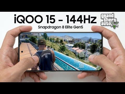 Iqoo 15 Gta V Gaming Test | Pubg, Genshin Impact, Valorant Mobile! 144hz Gaming?