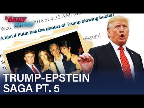 Epstein Files Get Fast-tracked For Release Despite Trump's Best Efforts | The Daily Show