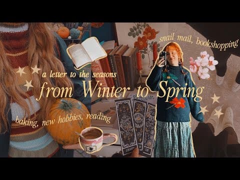 Moving From Winter Into Spring: A Video Diary Vlog🌷❄️ Bookhaul, Starting A New Hobby As An Adult✧˖°