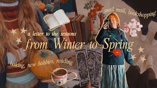 Moving From Winter Into Spring: A Video Diary Vlog🌷❄️ Bookhaul, Starting A New Hobby As An Adult✧˖°