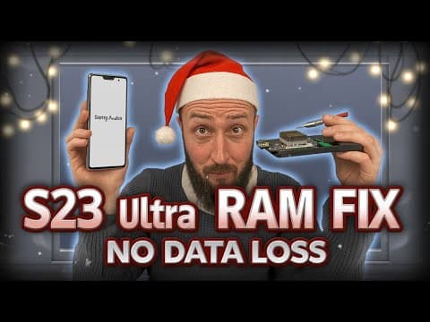Samsung S23 Ultra Ram Failure Fixed 🔥 Reball + Resolder = Boot Restored ✅