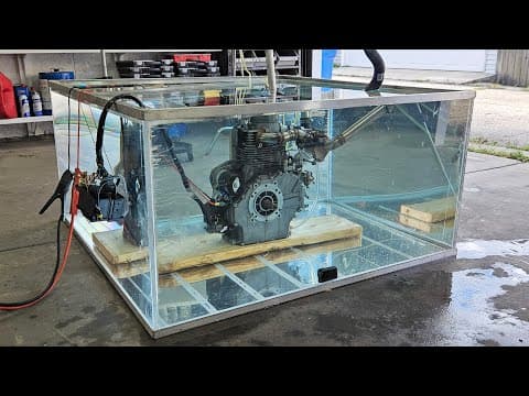 Running Diesel Engine Underwater (part 1)