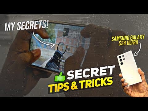 My Top Secret Tips & Tricks For Bgmi | Gaming Tips For Samsung Galaxy S24 Ultra Owners! #playgalaxy