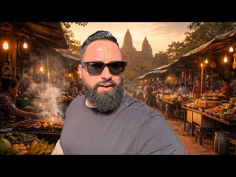 Cambodian Village Food Outside Of Angkor Wat 🇰🇭