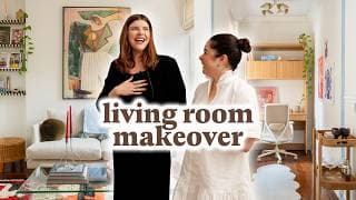 Berlin-inspired Living Room Makeover (renter-friendly!)