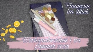 Budget Update Woche 1 Januar 2026 I Butgeting Mit Der Umschlagmethode