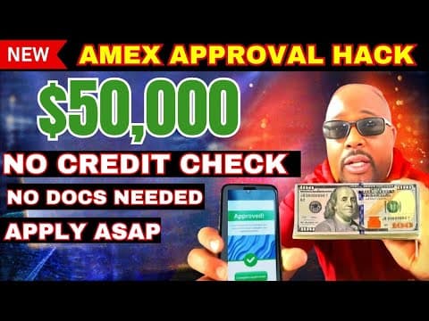 These 3 New $50,000 Amex Soft Pull Loan Hacks Instantly Approving Everybody Fast!