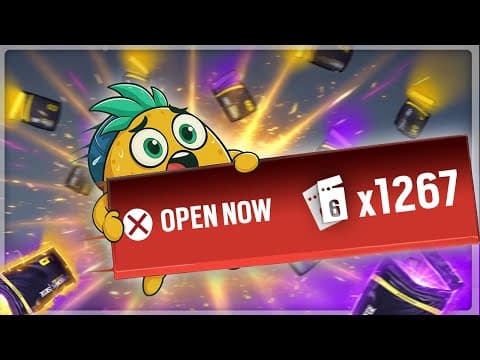 I Opened 1267 Rare Alpha Packs In Rainbow Six Siege