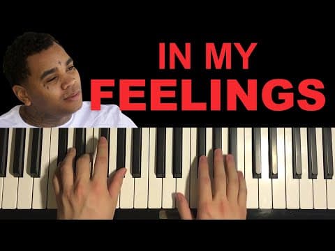 Kevin Gates - In My Feelings (piano Tutorial Lesson)