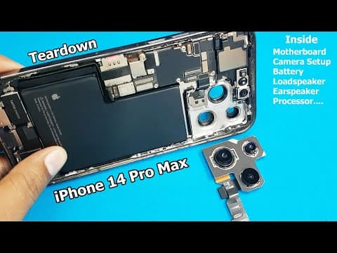 Iphone 14 Pro Max Teardown | All Internal Parts Of Iphone 14 Pro Max | How To Open Iphone 14 Pro Max