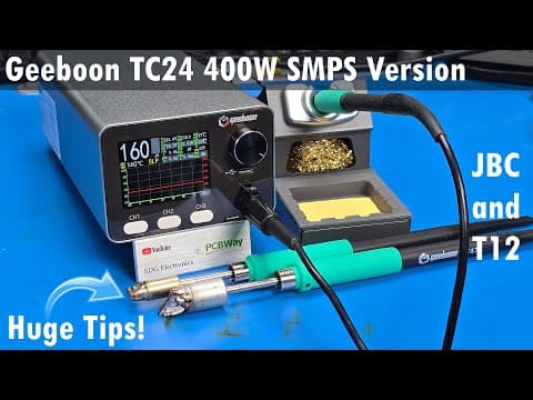 Sdg #371 Geeboon Hc24 Low Cost High Power Soldering System For Jbc Handpieces.