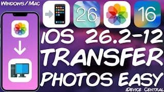 Ios 12 - 18.6.2 / Ios 26: How To Transfer Photos From Iphone To Pc, Backup Your Data Easily!