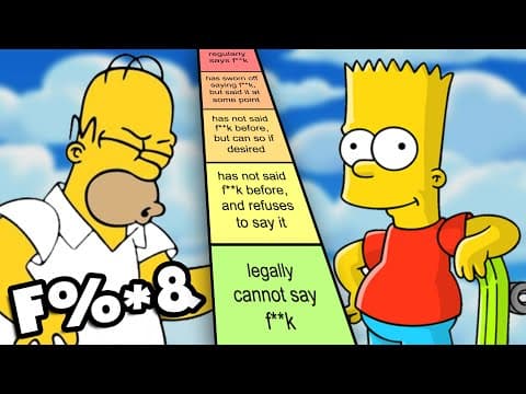 The Simpsons Characters Ranked By Who Would Say F***