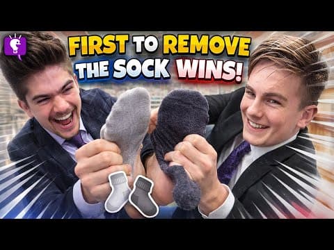 First To Remove The Sock Wins On Hobbyfamilytv