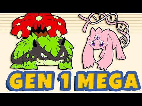 Pokémon Mega Evolutions In Gen 1