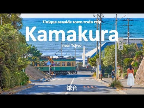 Ghibli-like Seaside Town | Kamakura One Day Train Trip Near Tokyo | Japan Travel Vlog