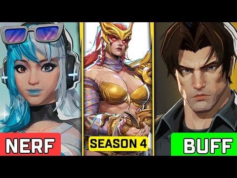 Marvel Rivals Season 4 Patch Notes Full Breakdown | Side-by-side Comparisons