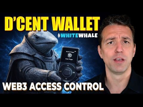 D’cent Biometric Wallet Review (hands-on) | How White Whale Manages Web3 Access