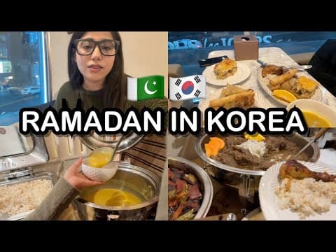 🇰🇷🇵🇰ramadan Vlog | Routine As Korean University Student 💜