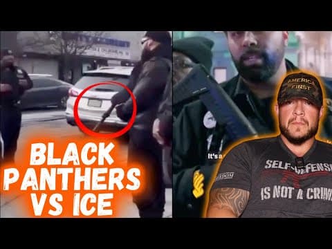 Armed Black Panthers Take On Ice Agents...