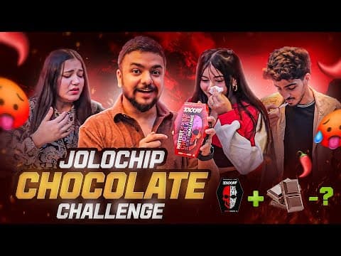 World's Hottest Chocolate 🥵 | Jolo Chips Chocolate Challenge