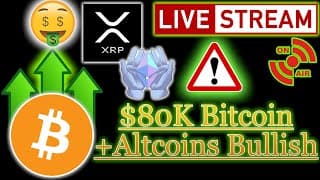 Is Bitcoin Going To $80k + Altcoins Bullish - Live🔴price Analysis