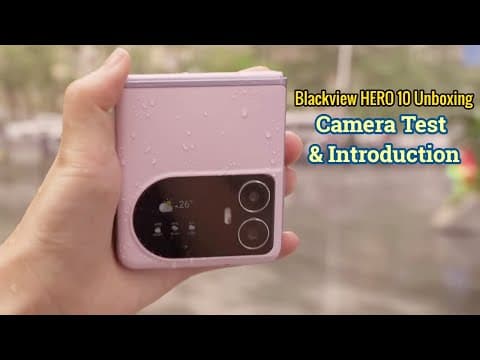 Blackview Hero 10 Foldable Phone - Unboxing ,camera Test & Introduction